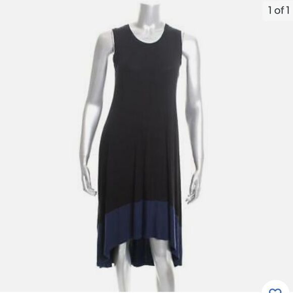 Women's Style Co Petite Colorblocked High-Low Dress size XL - Picture 1 of 7